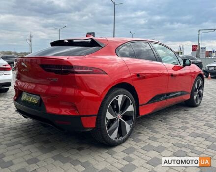 Красный Ягуар I-Pace, объемом двигателя 90 л и пробегом 78 тыс. км за 45000 $, фото 2 на Automoto.ua