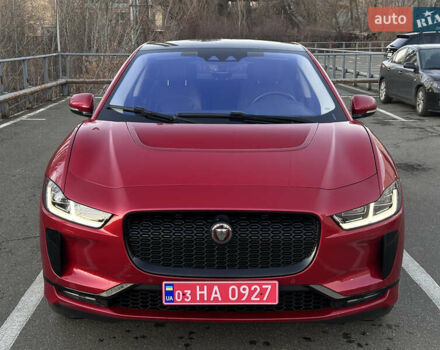 Красный Ягуар I-Pace, объемом двигателя 0 л и пробегом 163 тыс. км за 21999 $, фото 1 на Automoto.ua