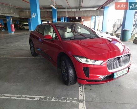 Красный Ягуар I-Pace, объемом двигателя 0 л и пробегом 66 тыс. км за 32300 $, фото 1 на Automoto.ua