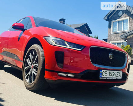 Красный Ягуар I-Pace, объемом двигателя 0 л и пробегом 95 тыс. км за 28900 $, фото 1 на Automoto.ua