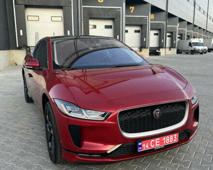 Красный Ягуар I-Pace, объемом двигателя 0 л и пробегом 43 тыс. км за 25200 $, фото 1 на Automoto.ua