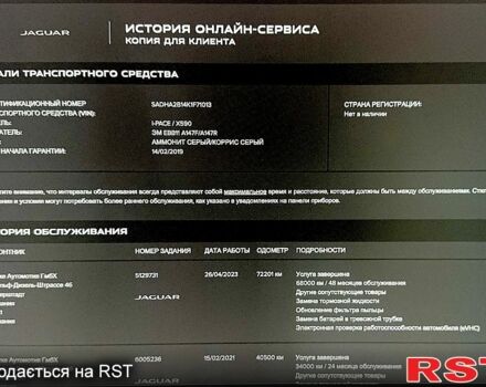 Ягуар I-Pace, объемом двигателя 0.29 л и пробегом 79 тыс. км за 22900 $, фото 1 на Automoto.ua