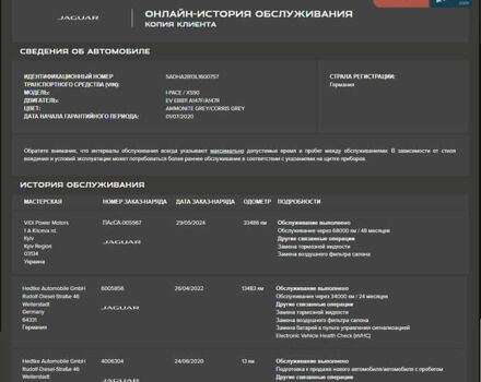 Сірий Ягуар I-Pace, об'ємом двигуна 0 л та пробігом 57 тис. км за 35800 $, фото 50 на Automoto.ua