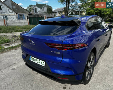 Синий Ягуар I-Pace, объемом двигателя 0 л и пробегом 32 тыс. км за 23400 $, фото 2 на Automoto.ua