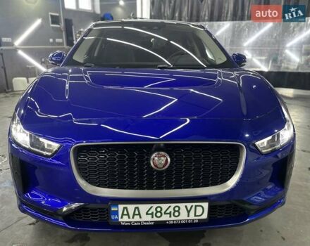 Синий Ягуар I-Pace, объемом двигателя 0 л и пробегом 114 тыс. км за 21950 $, фото 1 на Automoto.ua