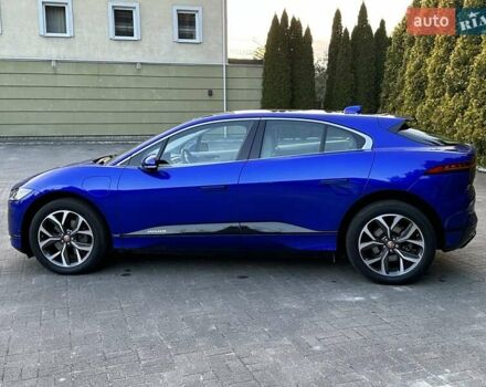 Синий Ягуар I-Pace, объемом двигателя 0 л и пробегом 81 тыс. км за 33790 $, фото 3 на Automoto.ua