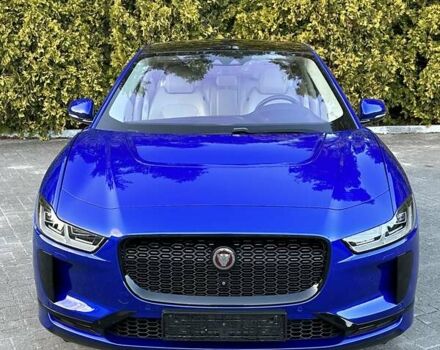 Синий Ягуар I-Pace, объемом двигателя 0 л и пробегом 81 тыс. км за 33790 $, фото 1 на Automoto.ua