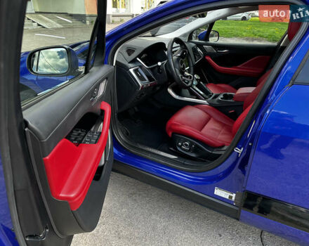 Синий Ягуар I-Pace, объемом двигателя 0 л и пробегом 32 тыс. км за 23400 $, фото 7 на Automoto.ua