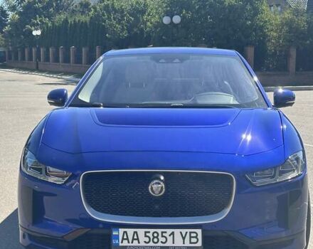 Синий Ягуар I-Pace, объемом двигателя 0 л и пробегом 71 тыс. км за 28500 $, фото 1 на Automoto.ua