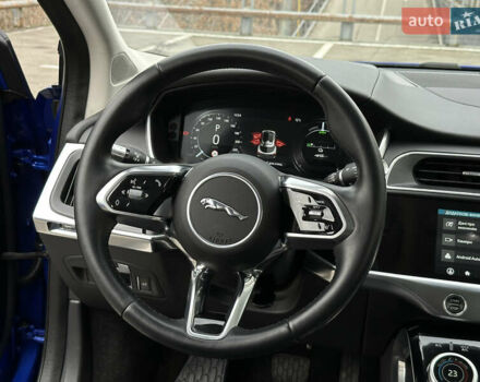 Синий Ягуар I-Pace, объемом двигателя 0 л и пробегом 124 тыс. км за 22499 $, фото 42 на Automoto.ua