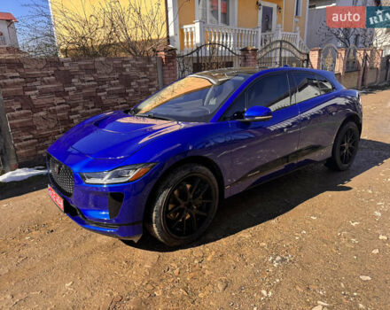 Синий Ягуар I-Pace, объемом двигателя 0 л и пробегом 37 тыс. км за 26700 $, фото 2 на Automoto.ua