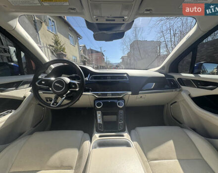 Синий Ягуар I-Pace, объемом двигателя 0 л и пробегом 37 тыс. км за 26700 $, фото 4 на Automoto.ua