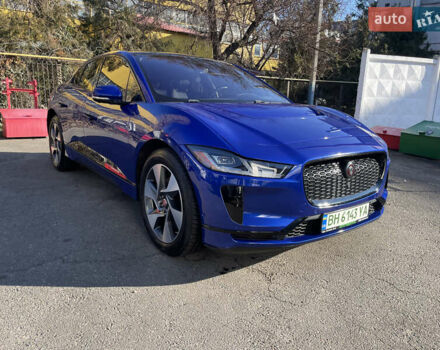 Синий Ягуар I-Pace, объемом двигателя 0 л и пробегом 95 тыс. км за 34900 $, фото 1 на Automoto.ua
