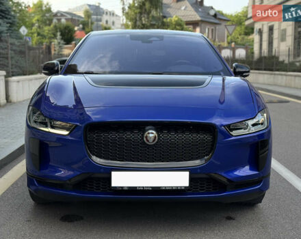 Синий Ягуар I-Pace, объемом двигателя 0 л и пробегом 65 тыс. км за 32700 $, фото 2 на Automoto.ua