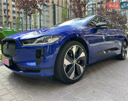 Синий Ягуар I-Pace, объемом двигателя 0 л и пробегом 69 тыс. км за 38900 $, фото 1 на Automoto.ua
