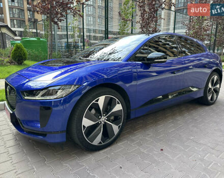 Синий Ягуар I-Pace, объемом двигателя 0 л и пробегом 69 тыс. км за 38900 $, фото 2 на Automoto.ua