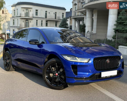 Синий Ягуар I-Pace, объемом двигателя 0 л и пробегом 65 тыс. км за 32700 $, фото 1 на Automoto.ua
