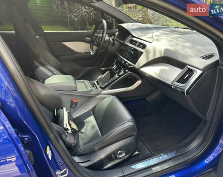 Синий Ягуар I-Pace, объемом двигателя 0 л и пробегом 69 тыс. км за 38900 $, фото 22 на Automoto.ua