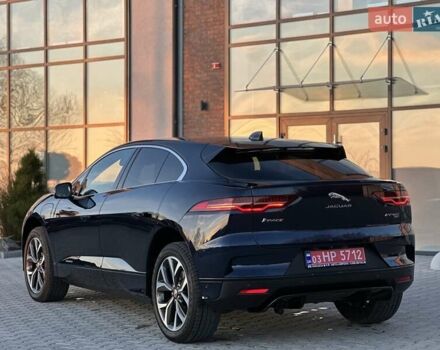 Синий Ягуар I-Pace, объемом двигателя 0 л и пробегом 81 тыс. км за 29500 $, фото 1 на Automoto.ua