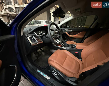 Синий Ягуар I-Pace, объемом двигателя 0 л и пробегом 25 тыс. км за 45100 $, фото 16 на Automoto.ua