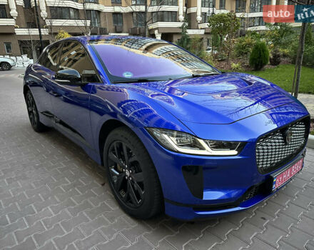 Синий Ягуар I-Pace, объемом двигателя 0 л и пробегом 25 тыс. км за 45100 $, фото 1 на Automoto.ua