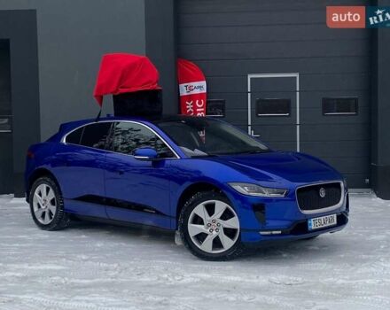 Синий Ягуар I-Pace, объемом двигателя 0 л и пробегом 72 тыс. км за 24999 $, фото 1 на Automoto.ua