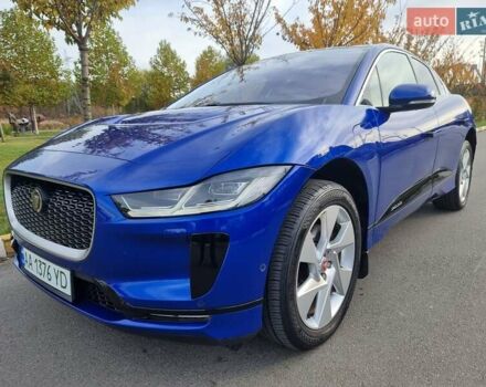 Синий Ягуар I-Pace, объемом двигателя 0 л и пробегом 67 тыс. км за 24300 $, фото 1 на Automoto.ua