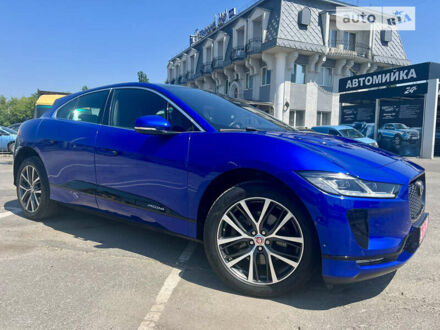 Синий Ягуар I-Pace, объемом двигателя 0 л и пробегом 98 тыс. км за 26500 $, фото 1 на Automoto.ua