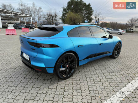 Синий Ягуар I-Pace, объемом двигателя 0 л и пробегом 114 тыс. км за 30800 $, фото 1 на Automoto.ua