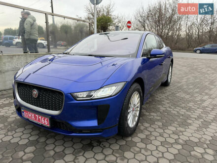 Синий Ягуар I-Pace, объемом двигателя 0 л и пробегом 77 тыс. км за 19900 $, фото 1 на Automoto.ua