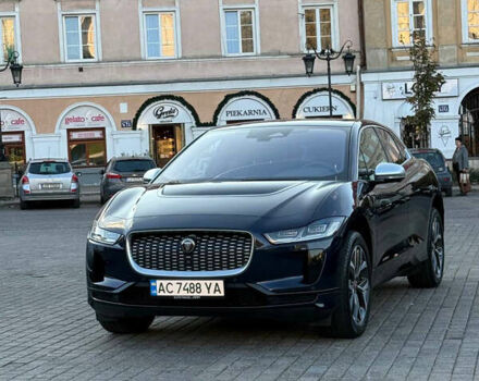 Синий Ягуар I-Pace, объемом двигателя 0 л и пробегом 90 тыс. км за 29900 $, фото 1 на Automoto.ua