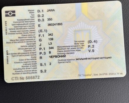 ЯВА Другая, объемом двигателя 0.35 л и пробегом 0 тыс. км за 3500 $, фото 6 на Automoto.ua