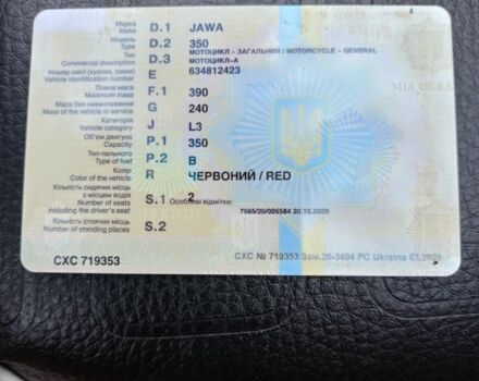 ЯВА Другая, объемом двигателя 0.35 л и пробегом 0 тыс. км за 600 $, фото 7 на Automoto.ua