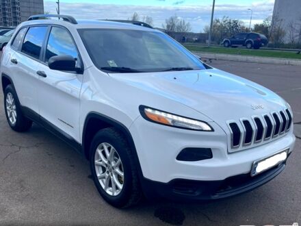 Белый Джип Чероки, объемом двигателя 2.4 л и пробегом 230 тыс. км за 14000 $, фото 1 на Automoto.ua