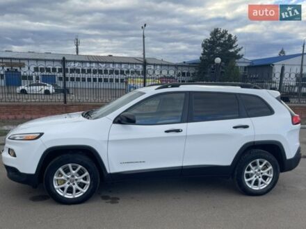 Белый Джип Чероки, объемом двигателя 2.36 л и пробегом 230 тыс. км за 14000 $, фото 1 на Automoto.ua