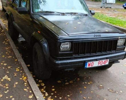 Черный Джип Чероки, объемом двигателя 2.5 л и пробегом 257 тыс. км за 3200 $, фото 2 на Automoto.ua