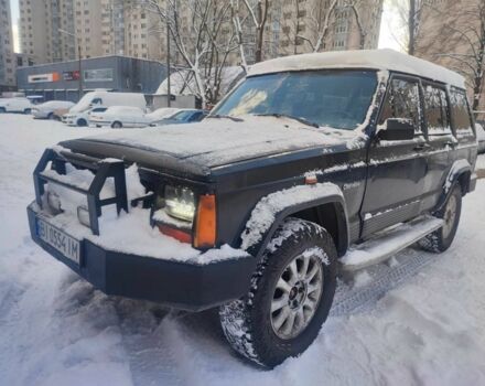 Черный Джип Чероки, объемом двигателя 2.5 л и пробегом 257 тыс. км за 5000 $, фото 1 на Automoto.ua