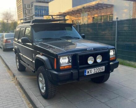 Черный Джип Чероки, объемом двигателя 2.5 л и пробегом 230 тыс. км за 6700 $, фото 1 на Automoto.ua