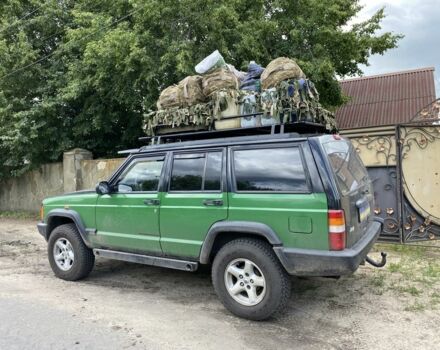 Черный Джип Чероки, объемом двигателя 2.5 л и пробегом 230 тыс. км за 6700 $, фото 4 на Automoto.ua