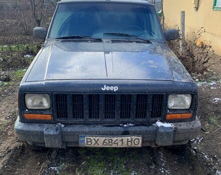 Чорний Джип Cherokee, об'ємом двигуна 2.5 л та пробігом 200 тис. км за 3500 $, фото 1 на Automoto.ua