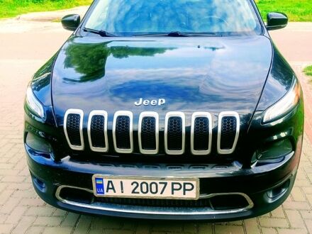 Черный Джип Чероки, объемом двигателя 2.4 л и пробегом 190 тыс. км за 12500 $, фото 1 на Automoto.ua