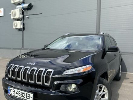 Черный Джип Чероки, объемом двигателя 2.4 л и пробегом 188 тыс. км за 13500 $, фото 1 на Automoto.ua