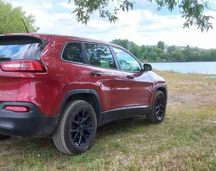 Червоний Джип Cherokee, об'ємом двигуна 2.36 л та пробігом 161 тис. км за 14500 $, фото 15 на Automoto.ua