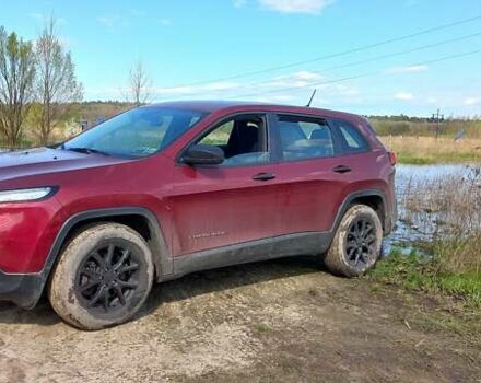 Червоний Джип Cherokee, об'ємом двигуна 2.36 л та пробігом 161 тис. км за 14500 $, фото 5 на Automoto.ua