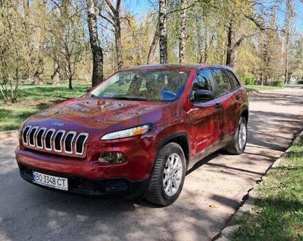 Червоний Джип Cherokee, об'ємом двигуна 2.36 л та пробігом 124 тис. км за 11600 $, фото 1 на Automoto.ua
