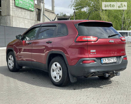 Червоний Джип Cherokee, об'ємом двигуна 2.4 л та пробігом 107 тис. км за 15500 $, фото 9 на Automoto.ua