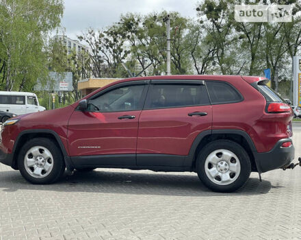 Червоний Джип Cherokee, об'ємом двигуна 2.4 л та пробігом 107 тис. км за 15500 $, фото 10 на Automoto.ua