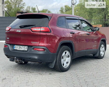 Червоний Джип Cherokee, об'ємом двигуна 2.4 л та пробігом 107 тис. км за 15500 $, фото 7 на Automoto.ua