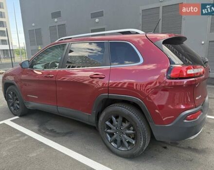 Красный Джип Чероки, объемом двигателя 3.24 л и пробегом 129 тыс. км за 15955 $, фото 3 на Automoto.ua