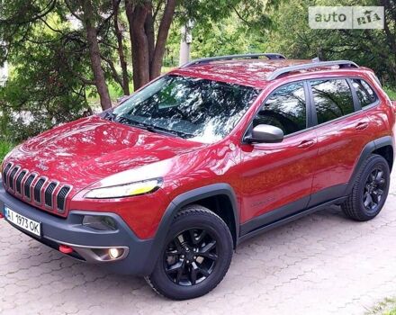 Червоний Джип Cherokee, об'ємом двигуна 3.24 л та пробігом 131 тис. км за 17000 $, фото 9 на Automoto.ua